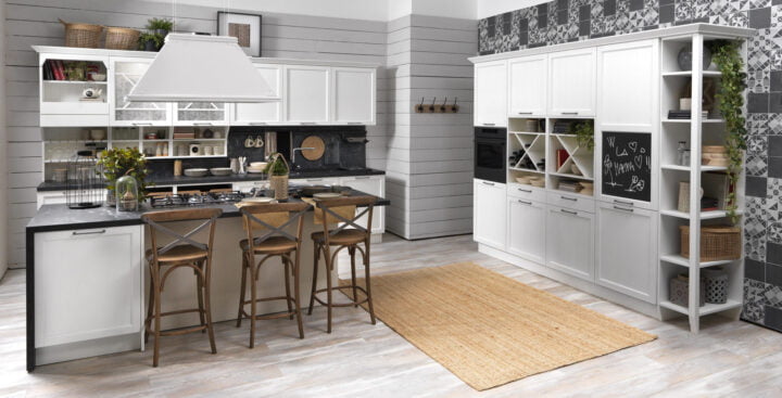 Contempo - lacquered kitchen with handles | Creo kitchens