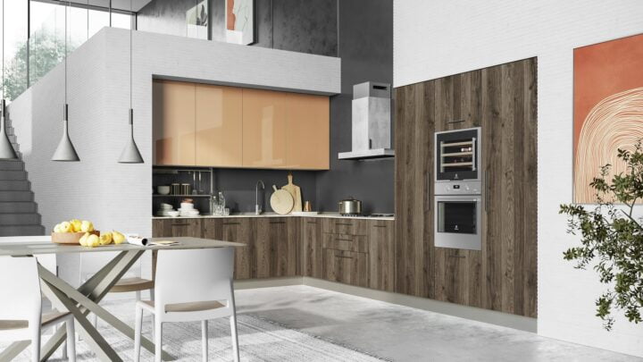 Tablet - veneer kitchen without handles | Creo kitchens