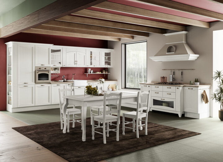 Aurea - wood kitchen with handles | Creo kitchens