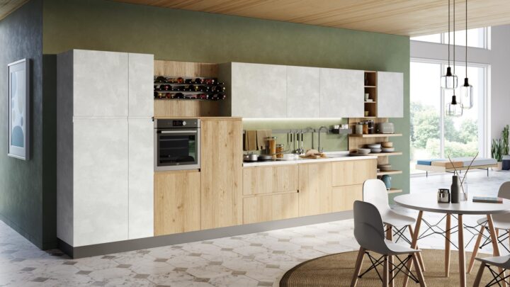 Jey Feel - melamine kitchen without handles | Creo kitchens