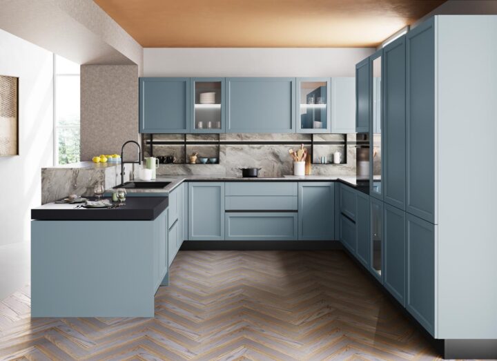 Contempo - lacquered kitchen with handles | Creo kitchens