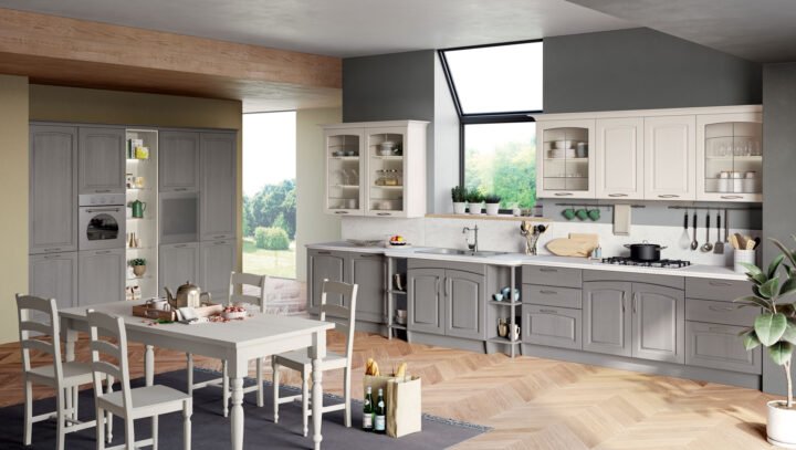 Grace - wood kitchen with handles | Creo kitchens