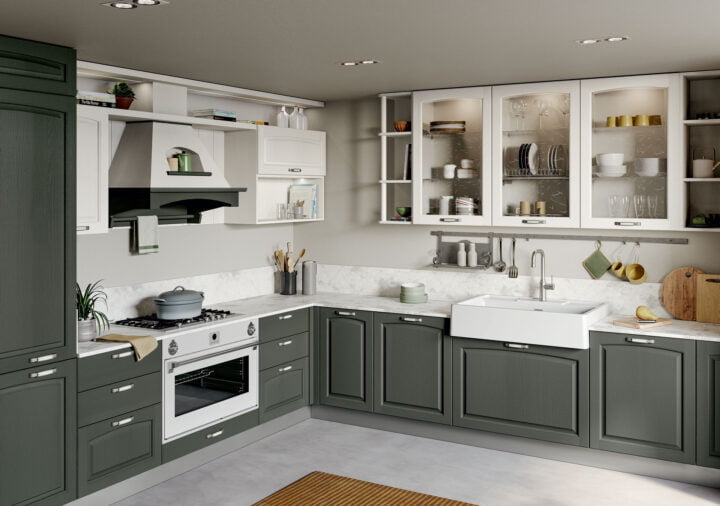 Grace - wood kitchen with handles | Creo kitchens