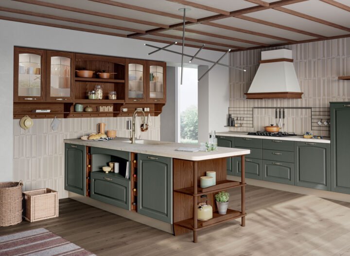 Grace - wood kitchen with handles | Creo kitchens