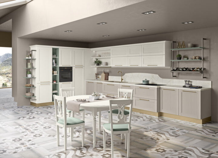 iris - wood kitchen with handles | Creo kitchens