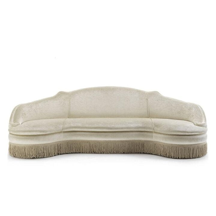 Anemone - curved fabric sofa | Galimberti Nino