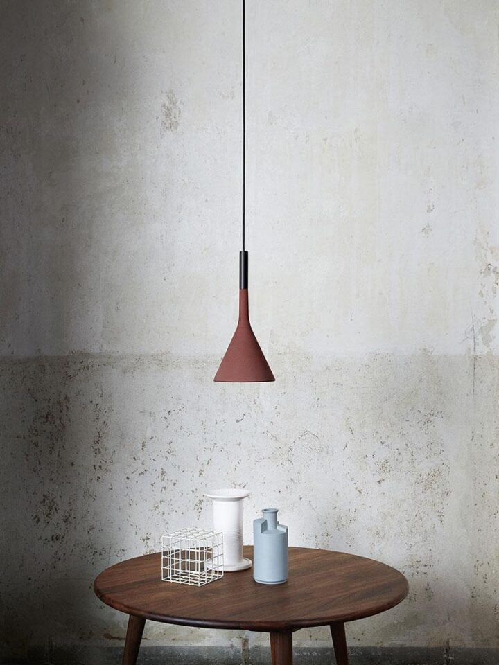 Aplomb - concrete pendant lamp | Foscarini