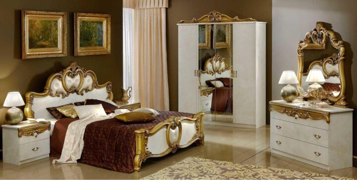 Barocco - eco-leather bedroom set | Camelgroup