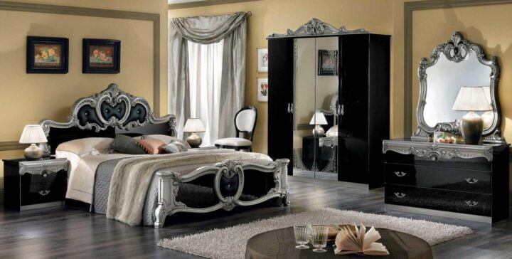 Barocco - eco-leather bedroom set | Camelgroup