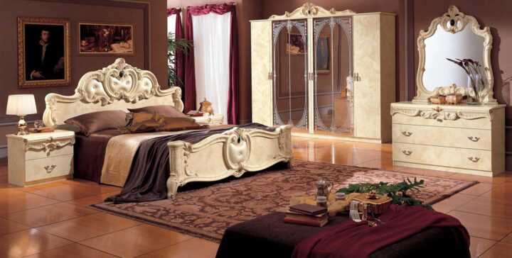 Barocco - eco-leather bedroom set | Camelgroup