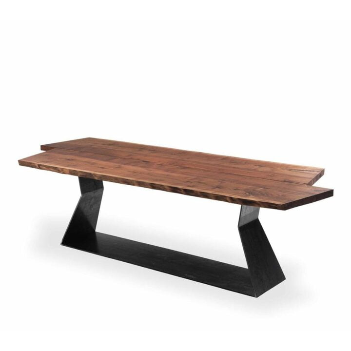 Bedrock - rectangular veneer table | Riva 1920