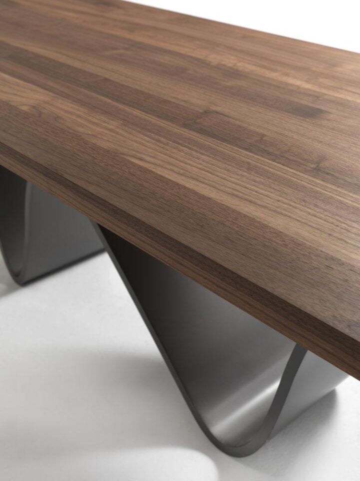 Bree e Onda - rectangular wood table | Riva 1920