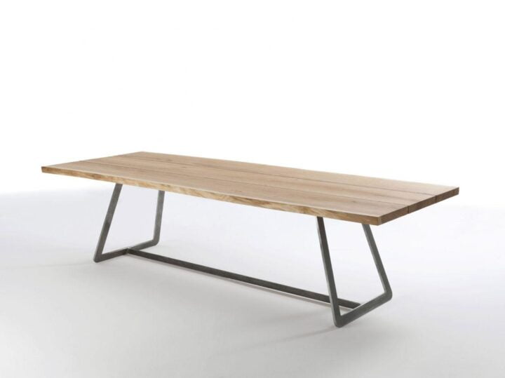 Calle - rectangular metal table | Riva 1920