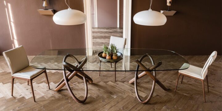 Carioca - round wood table | Cattelan Italia