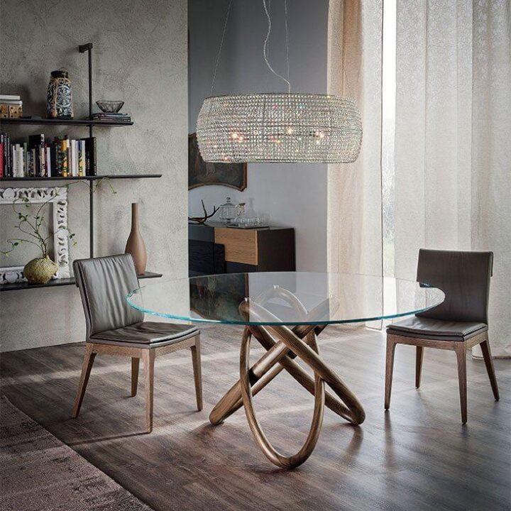 Carioca - round wood table | Cattelan Italia