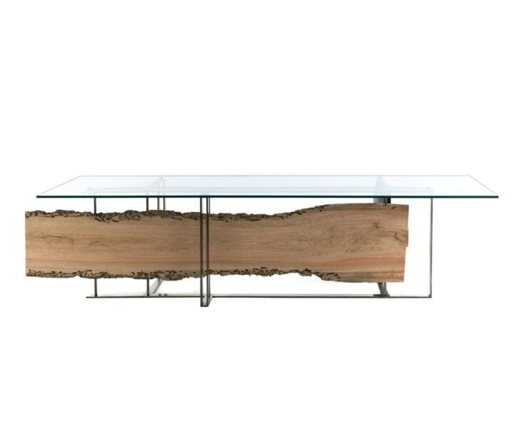 Cornice - rectangular glass table | Riva 1920