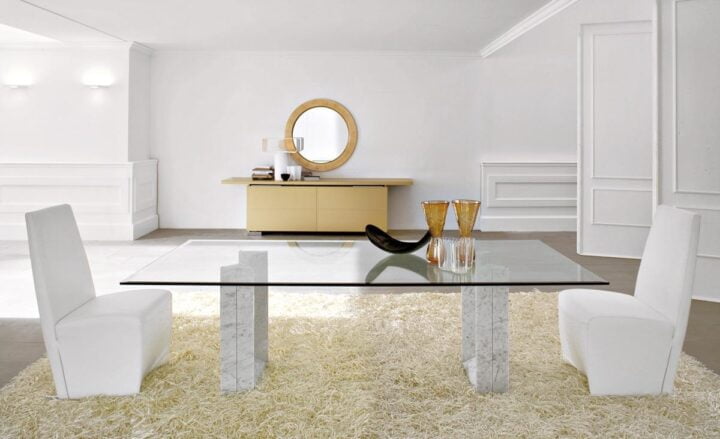 Diapason - rectangular stone table | Cattelan Italia