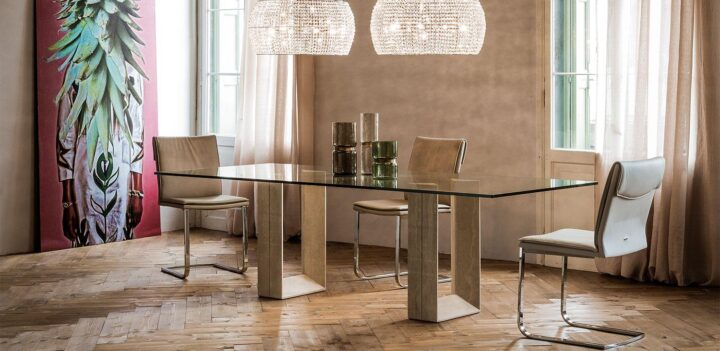 Diapason - rectangular stone table | Cattelan Italia