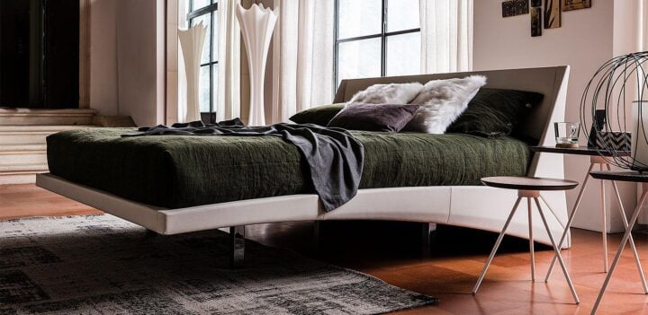 Dylan - leather bed | Cattelan Italia