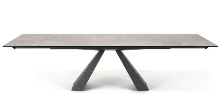 Eliot Keramik Drive - rectangular metal table | Cattelan Italia