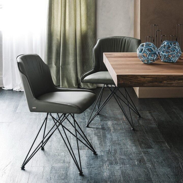 Flaminia - nabuk chair | Cattelan Italia