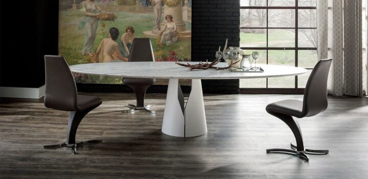 Giano - round metal table | Cattelan Italia