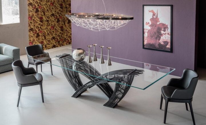 Hystrix - rectangular glass table | Cattelan Italia