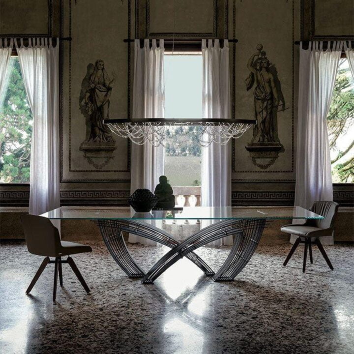 Hystrix - rectangular glass table | Cattelan Italia