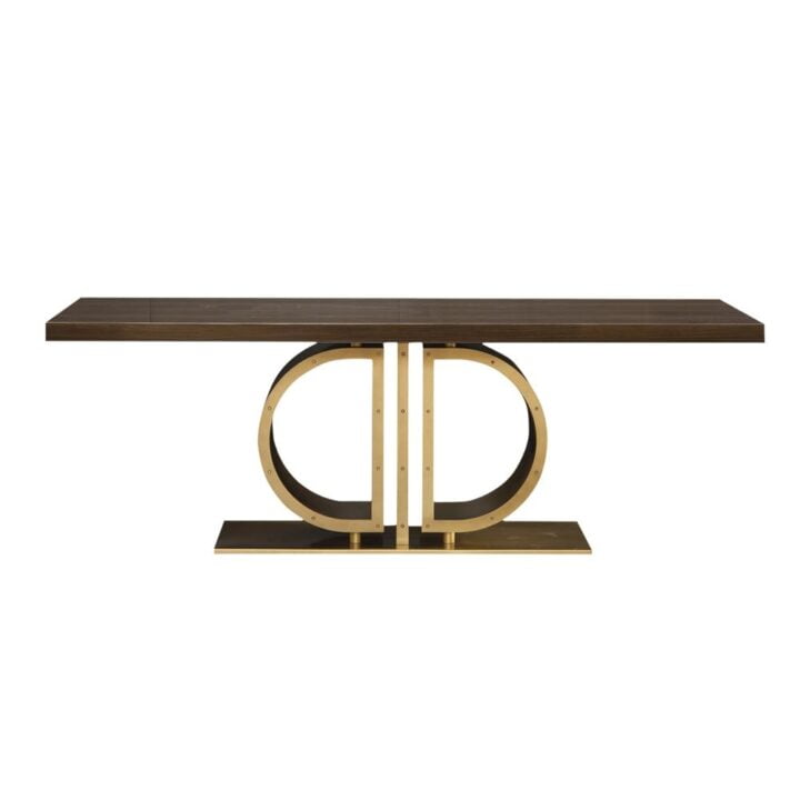 Monogram - rectangular metal table | Daytona