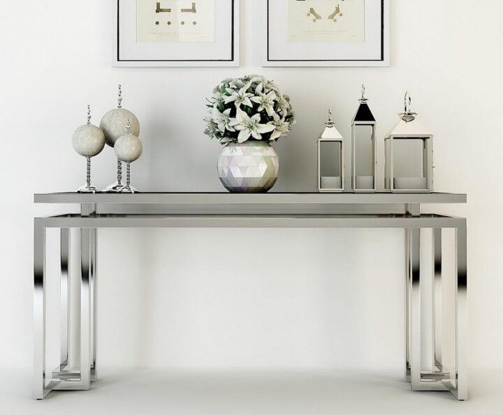 Palmer - rectangular glass console | Eichholtz