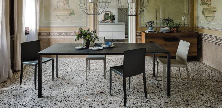 Pedro Drive - rectangular tempered glass table | Cattelan Italia