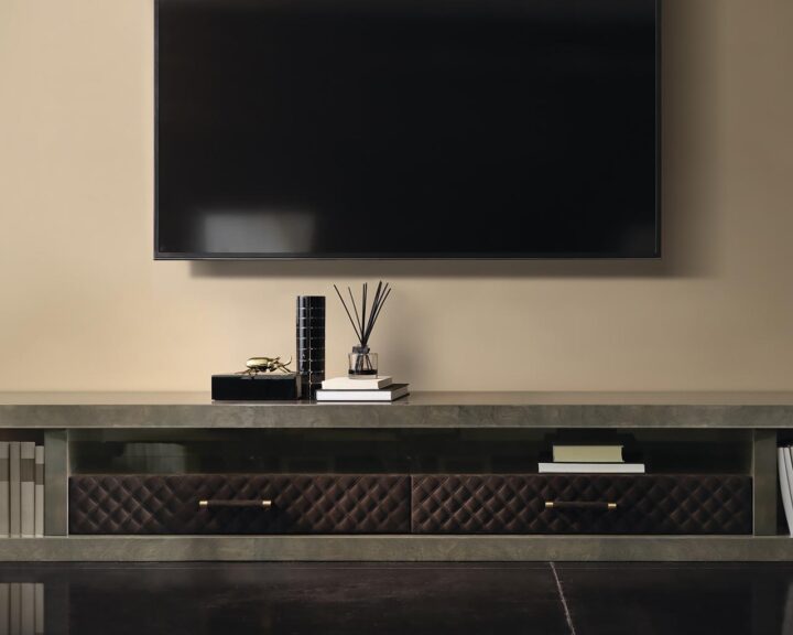 Zeus - metal tv furniture with drawers | Daytona