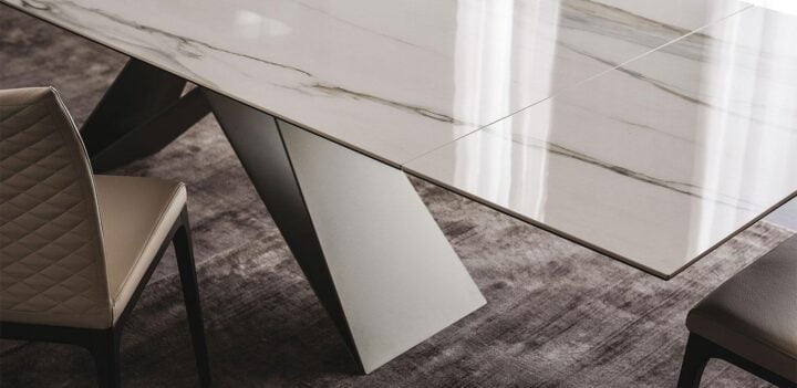 Premier Keramik Drive - rectangular metal table | Cattelan Italia