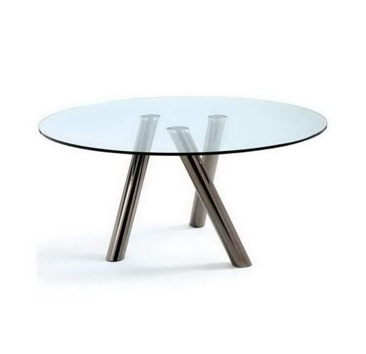 Ray - round tempered glass table | Cattelan Italia