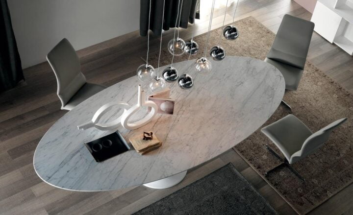 Reef - round metal table | Cattelan Italia