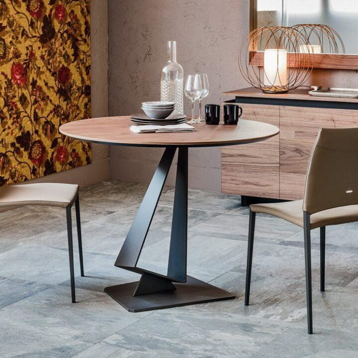 Roger - round metal table | Cattelan Italia