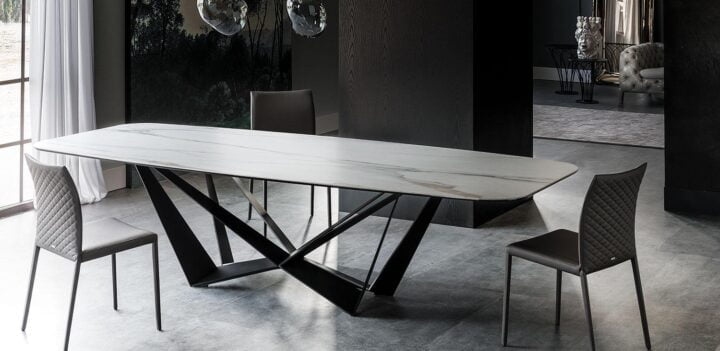 Skorpio Keramik - rectangular ceramic table | Cattelan Italia