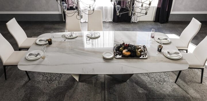 Skorpio Keramik - rectangular ceramic table | Cattelan Italia