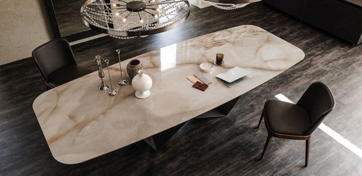 Skorpio Keramik - rectangular ceramic table | Cattelan Italia