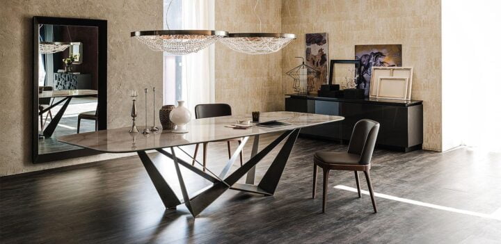 Skorpio Keramik - rectangular ceramic table | Cattelan Italia