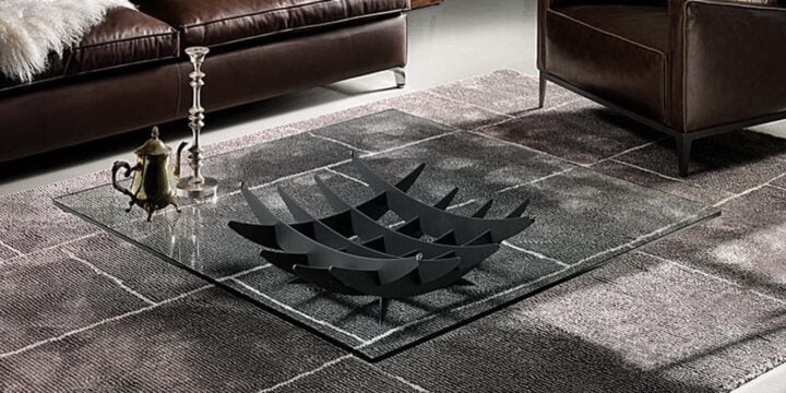 Atlas - square glass coffee table | Cattelan Italia