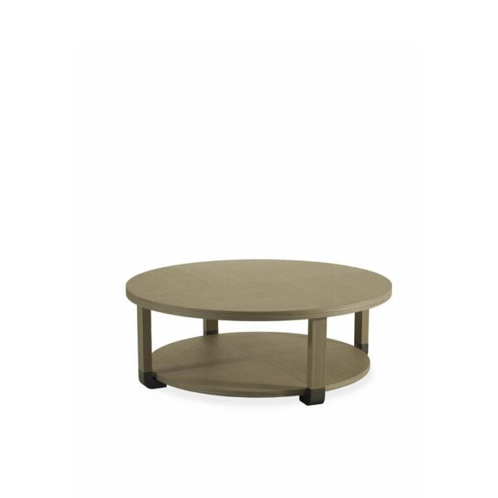 Jacques - round solid wood coffee table | Galimberti Nino