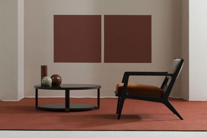 Jacques - round solid wood coffee table | Galimberti Nino