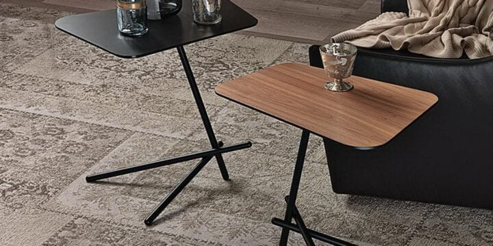 Laser - triangular veneer coffee table | Cattelan Italia