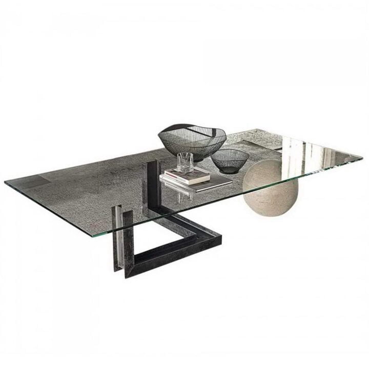 Levante - oval glass coffee table | Cattelan Italia