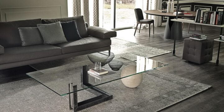 Levante - oval glass coffee table | Cattelan Italia