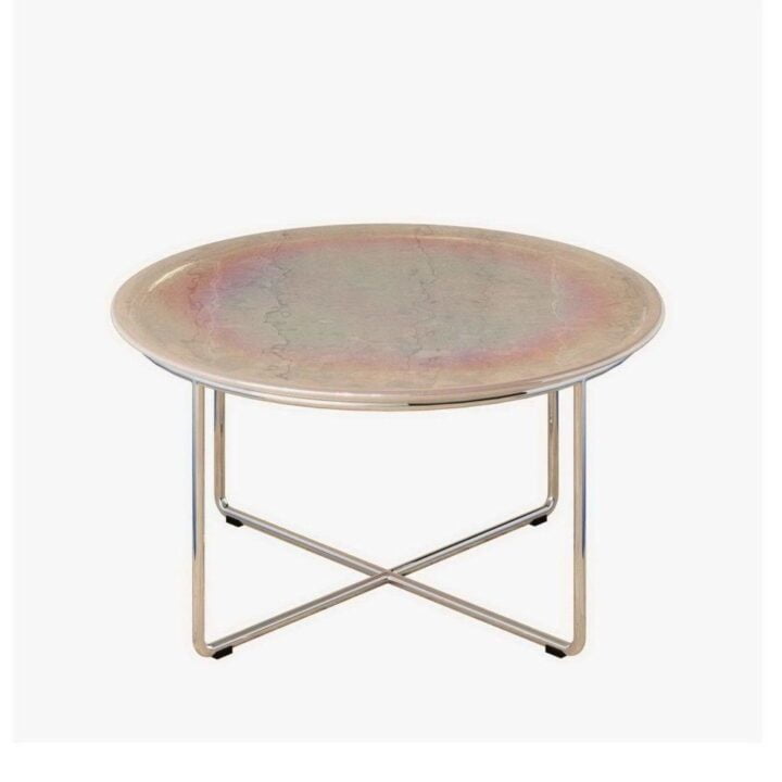 Vinyl - round metal coffee table | Cattelan Italia