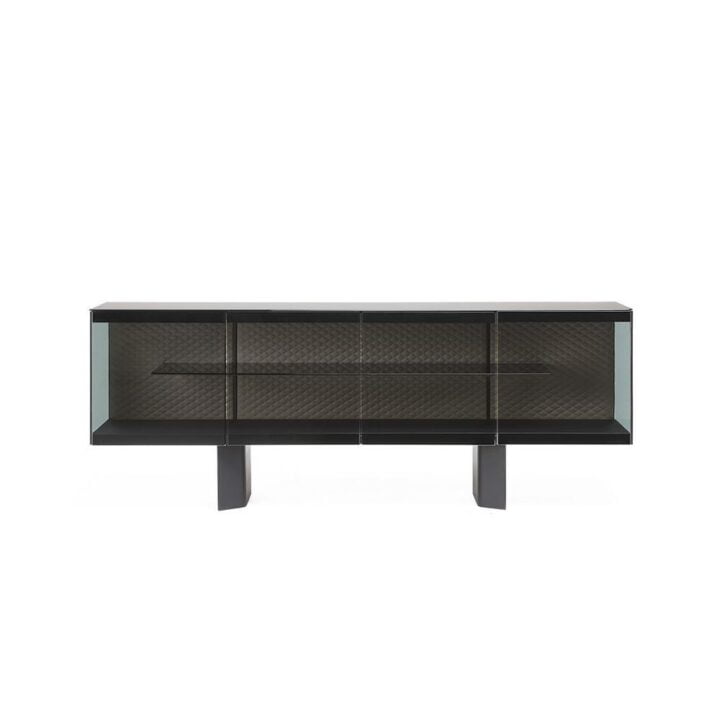 Boutique - glass sideboard with doors | Cattelan Italia