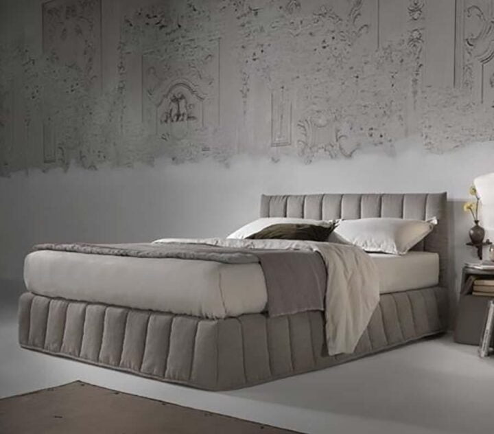 Darron - nabuk bed with tufted headboard | Dorelan