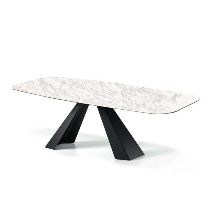 Eliot Keramik - oval ceramic table | Cattelan Italia